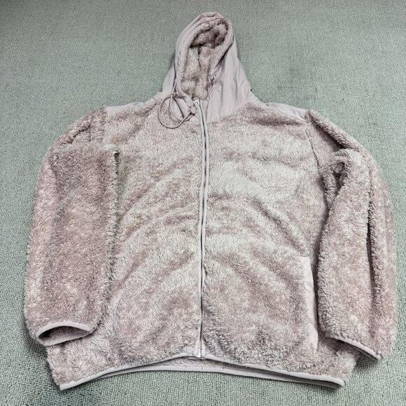 Zyia Jacket Pink Fleece Long Sleeve Full Zip Women’s Size Medium - Picture 1 of 11